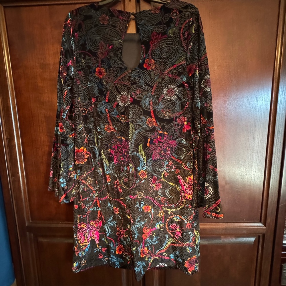 ECI Multicolor Textured Dress